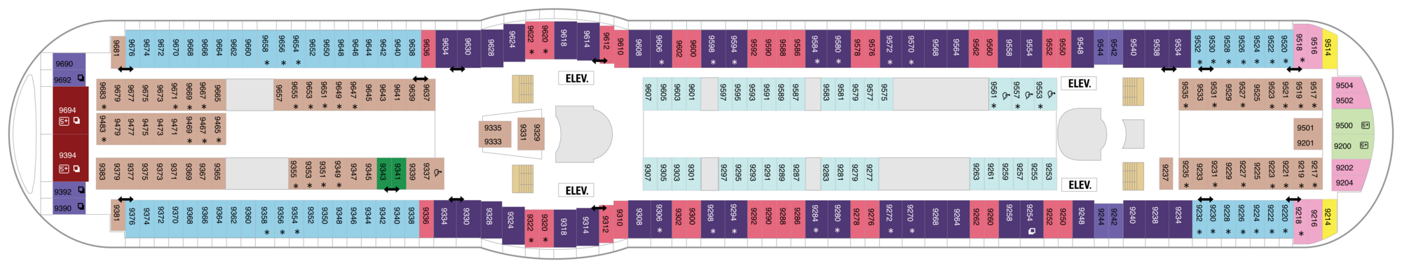 Deck 9 plan